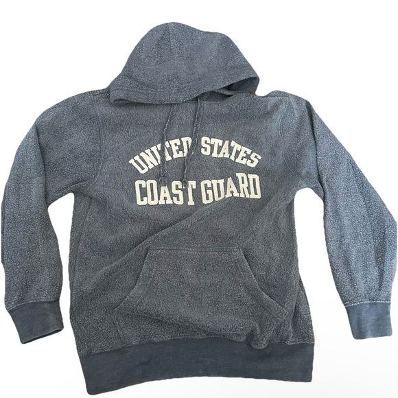 United State Coast Guard Blue Grey Hoodie Size Small - Picture 1 of 4